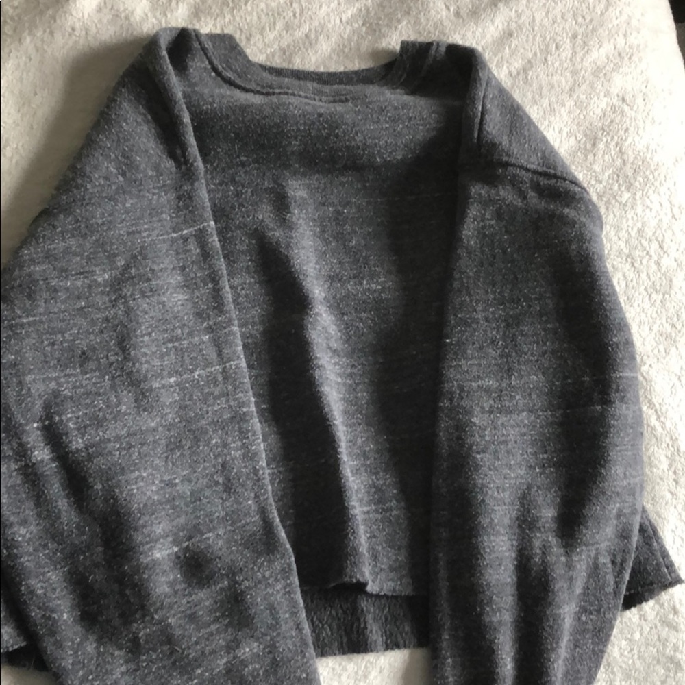 Cropped Gray Long Sleeve